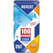 Клей для облицювальної плитки Ферозіт 100 PREMIUM 25 кг